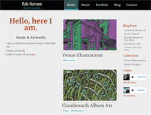 Tablet Screenshot of kylenumann.com